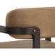 Madrone Brown / Ludlow Sesame Leather Dining Armchair